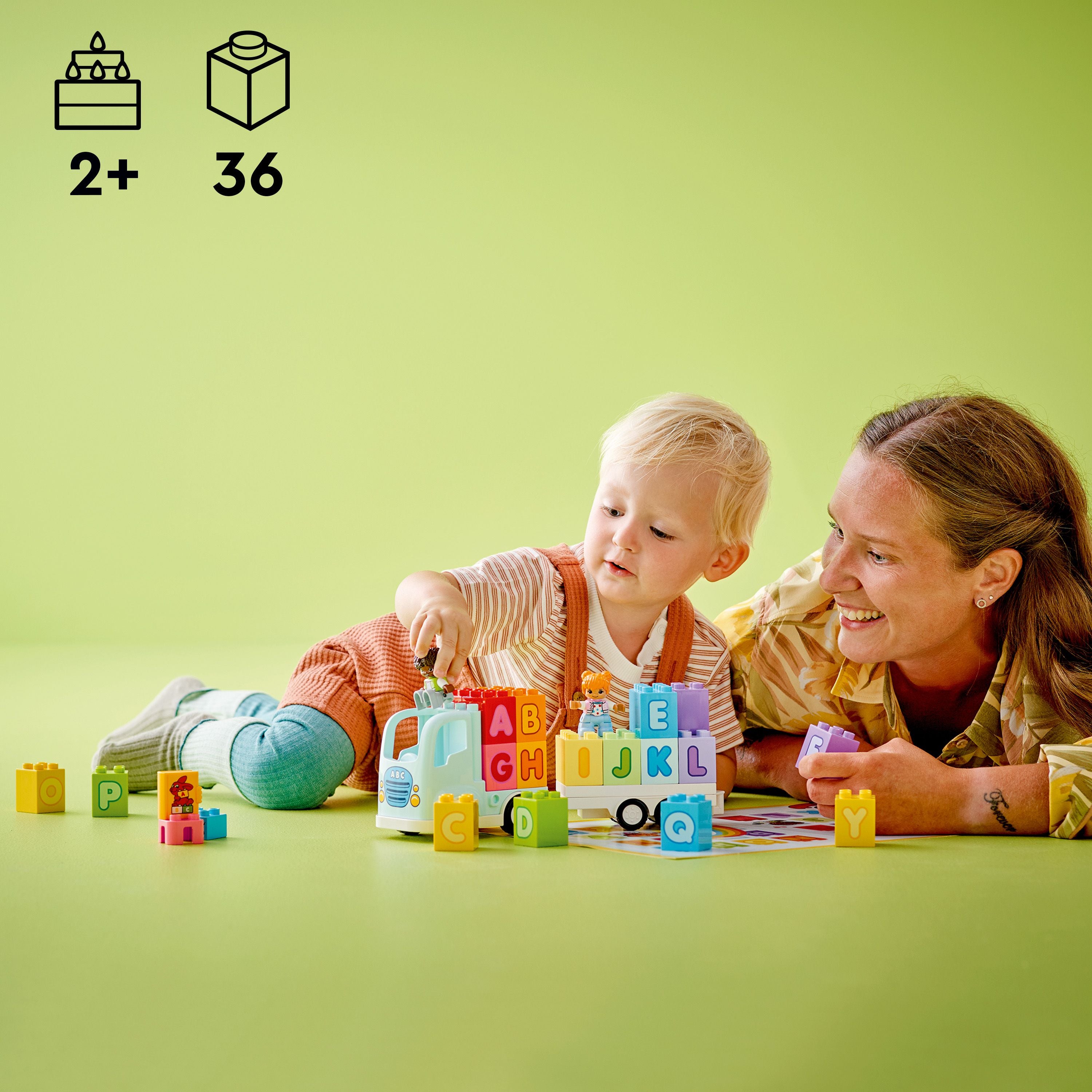 LEGO® DUPLO Town Alphabet Truck Toy, Toddler Educat