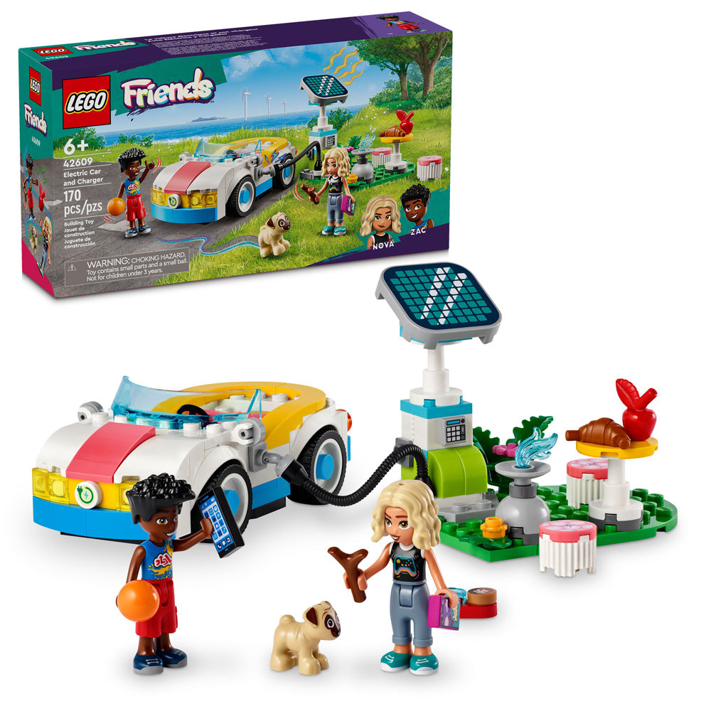 LEGO® Friends Electric Car and Charger Toy 42609