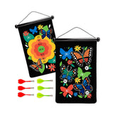 Double Sided Magnetic Target Game Butterflies