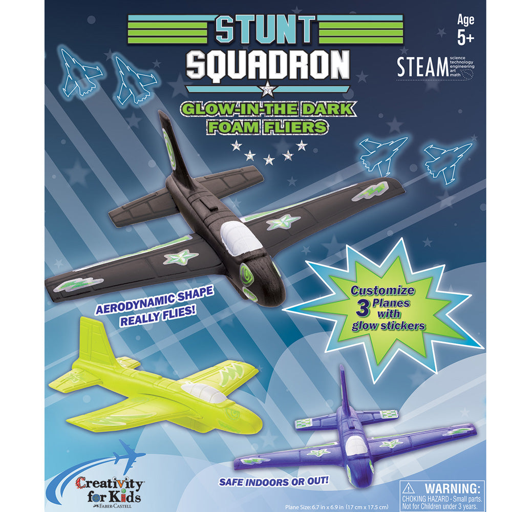 Stunt Squadron™ Glow-in-the-Dark Foam Fliers