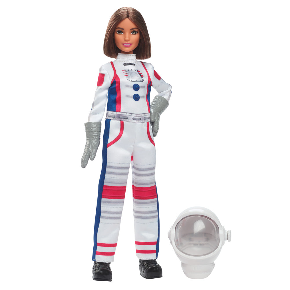 Barbie® Playset 65th Anniversary Astronaut Set with Doll & 10 Accessories Including Rolling Rover & Space Helmet with Flipping Shield