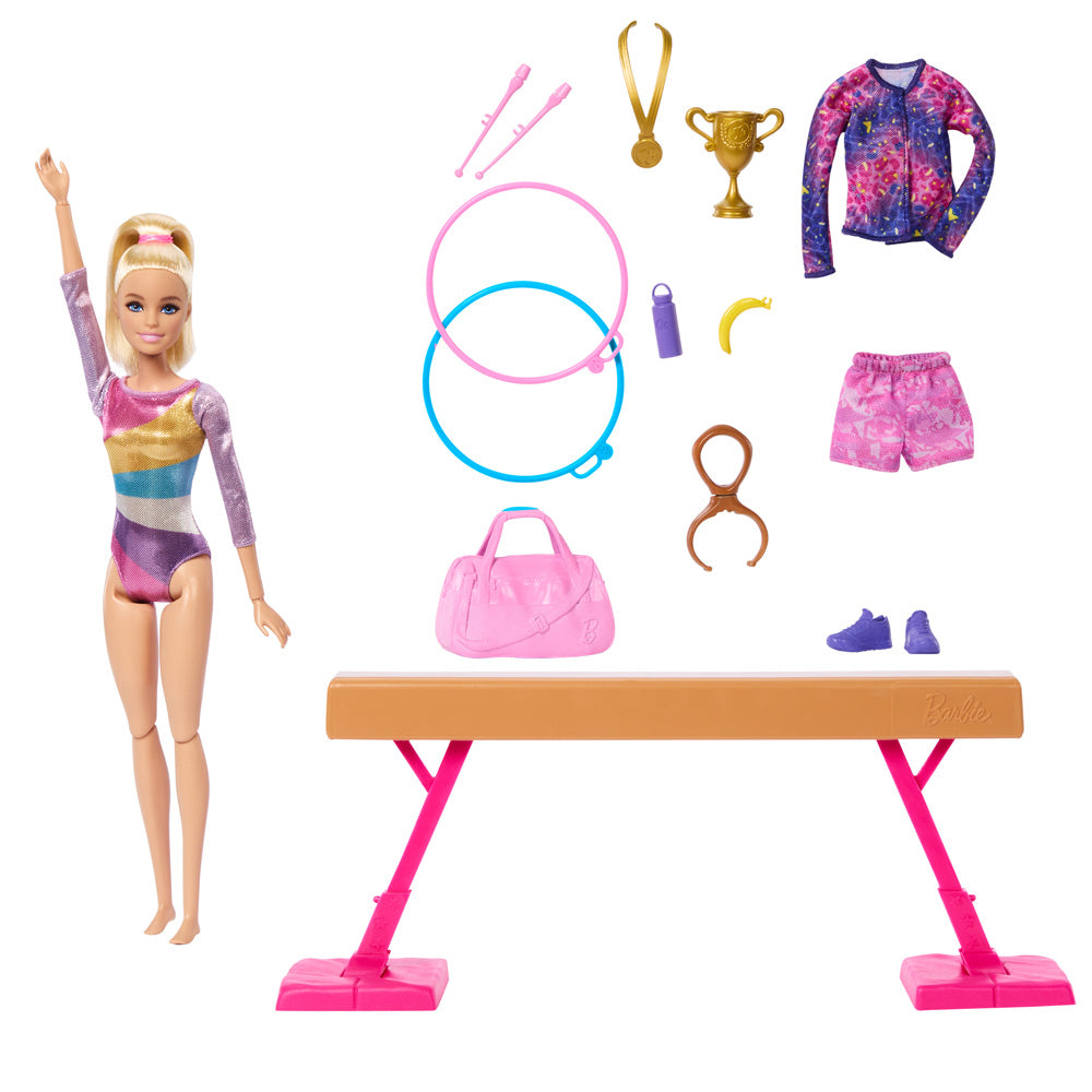 Barbie® Gymnastic Playset with Blonde Gymnast Doll