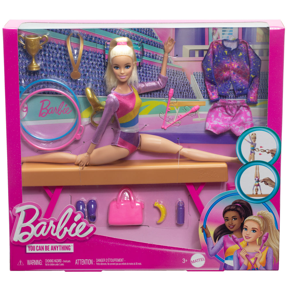 Barbie® Gymnastic Playset with Blonde Gymnast Doll