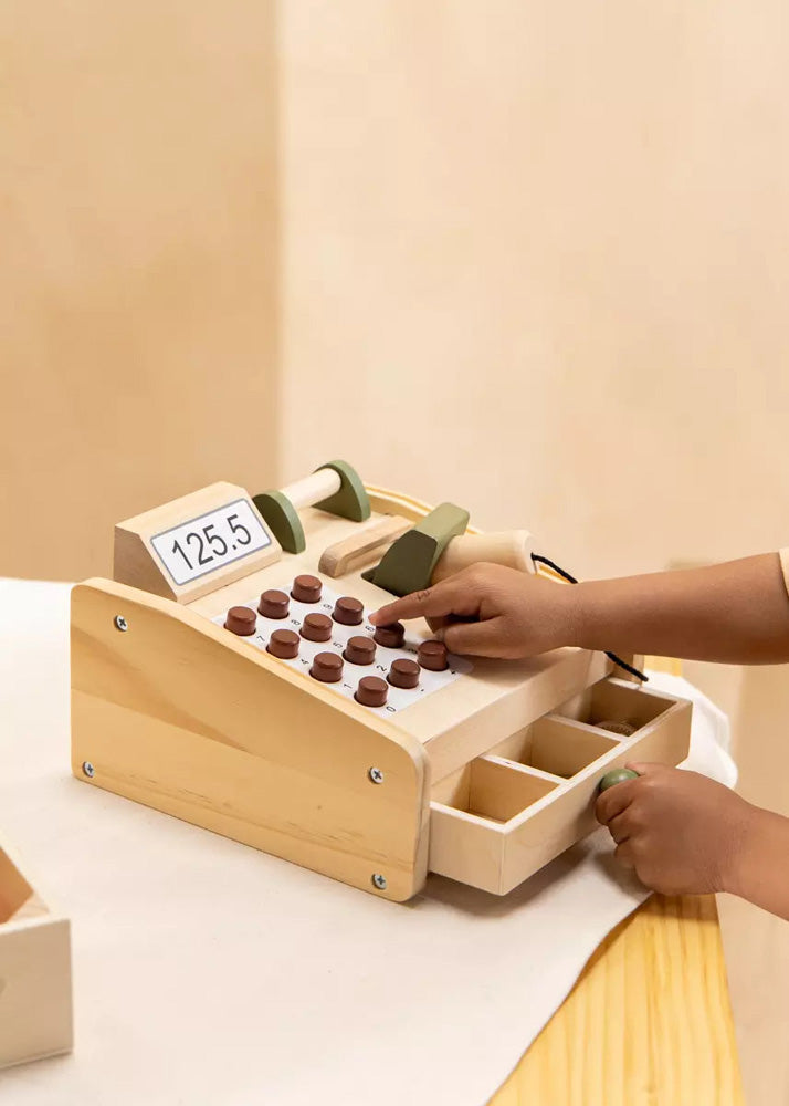 Coco Village Wooden Cash Register