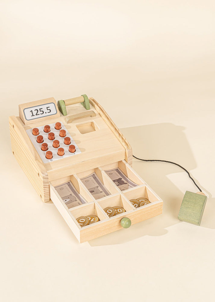 Coco Village Wooden Cash Register