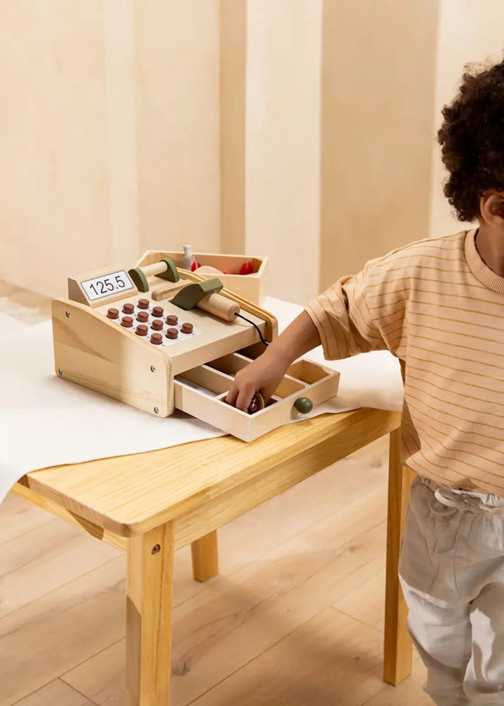 Coco Village Wooden Cash Register
