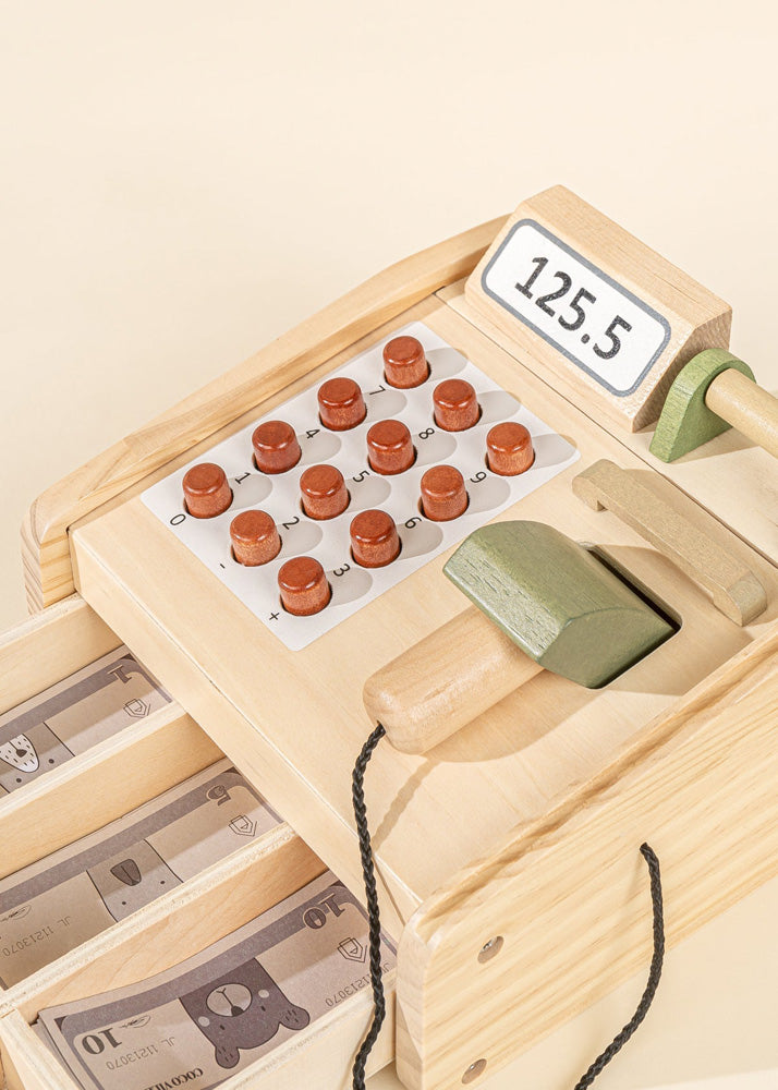 Coco Village Wooden Cash Register