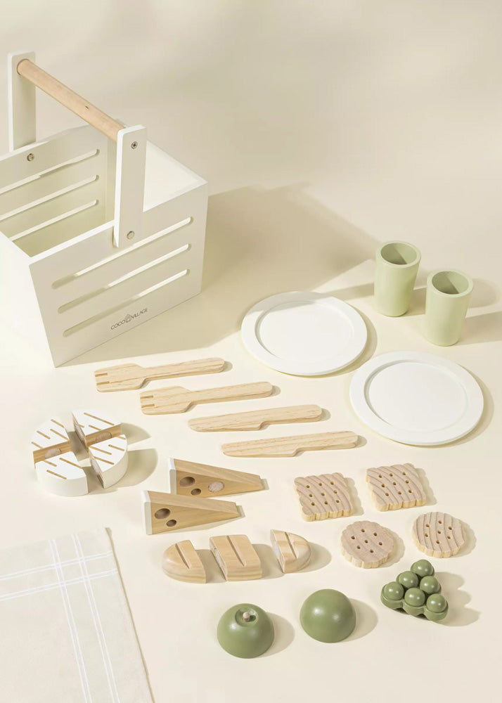 Coco Village Wooden Picnic Playset and Accessories