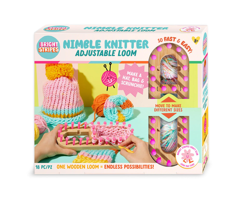 Bright Stripes Nimble Knitter