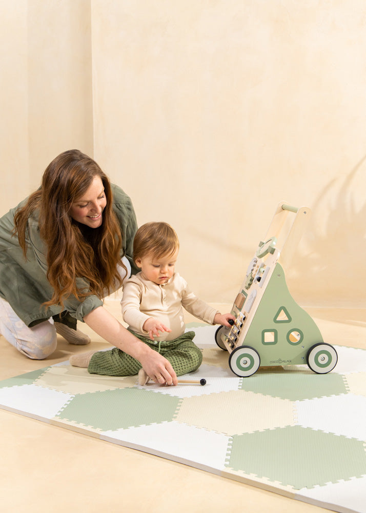 Playmat - Hexagon - Seafoam