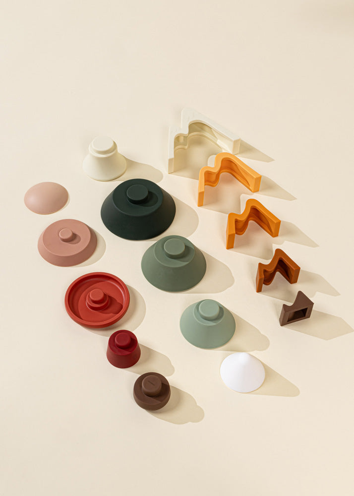 Silicone Stackable Forest Set (16 pcs)