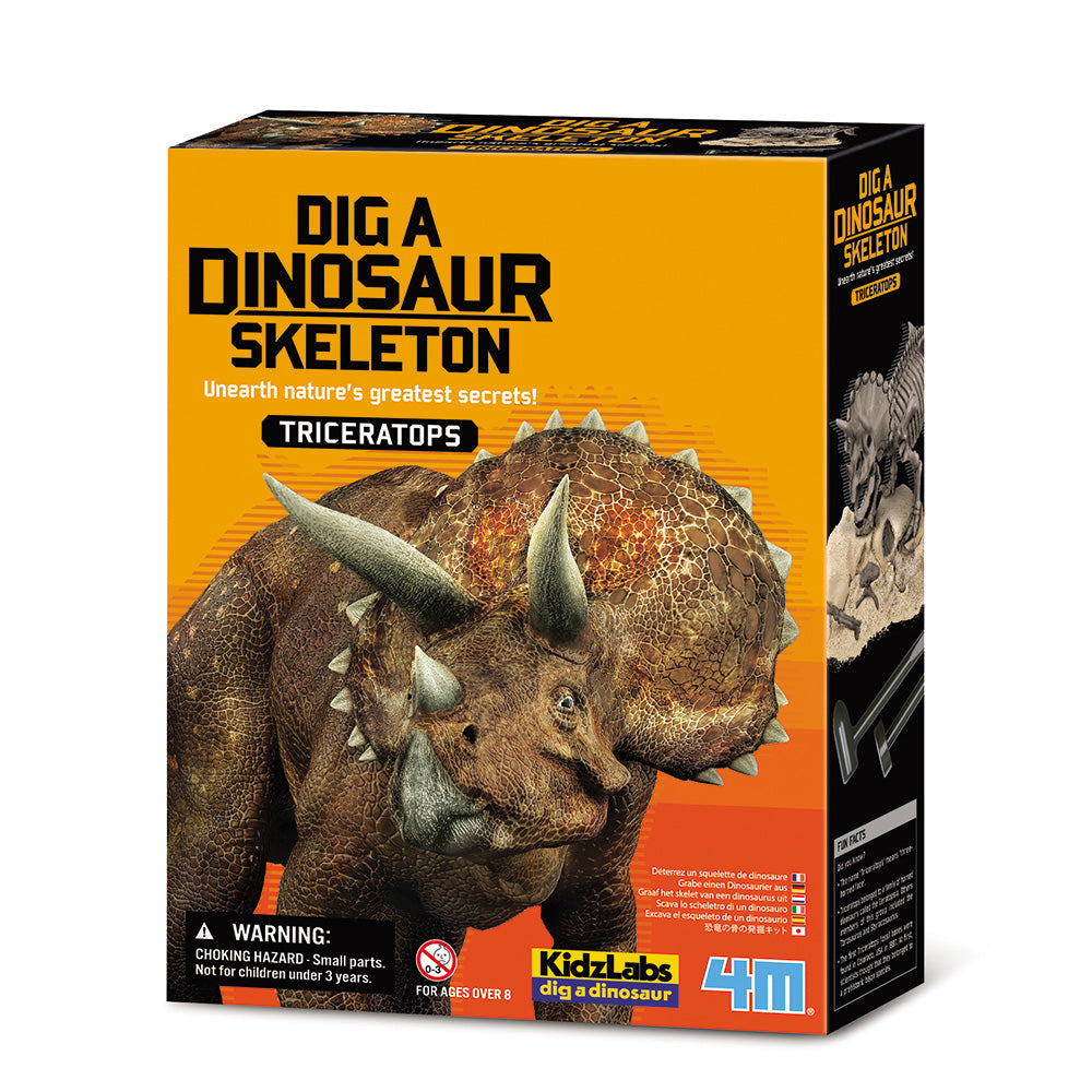 4M KidzLabs Dig a Skeleton Triceratops