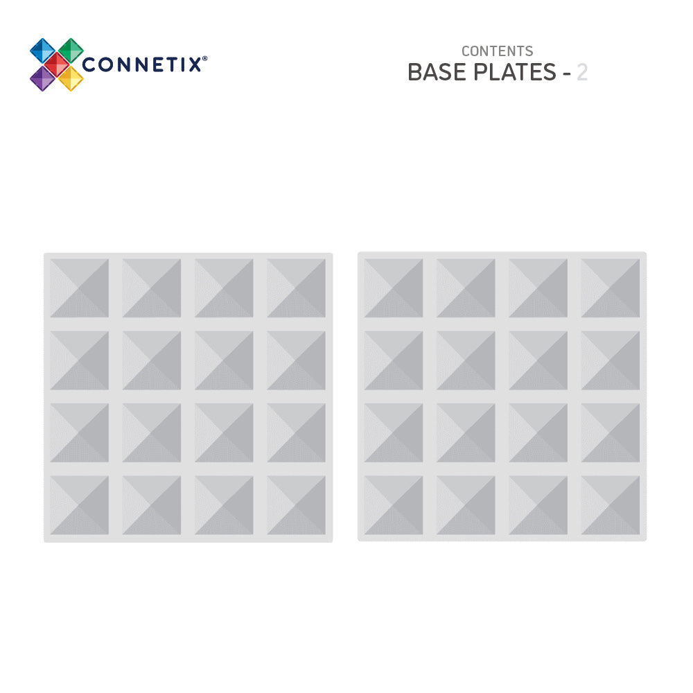 CONNETIX  Base Plates-Clear