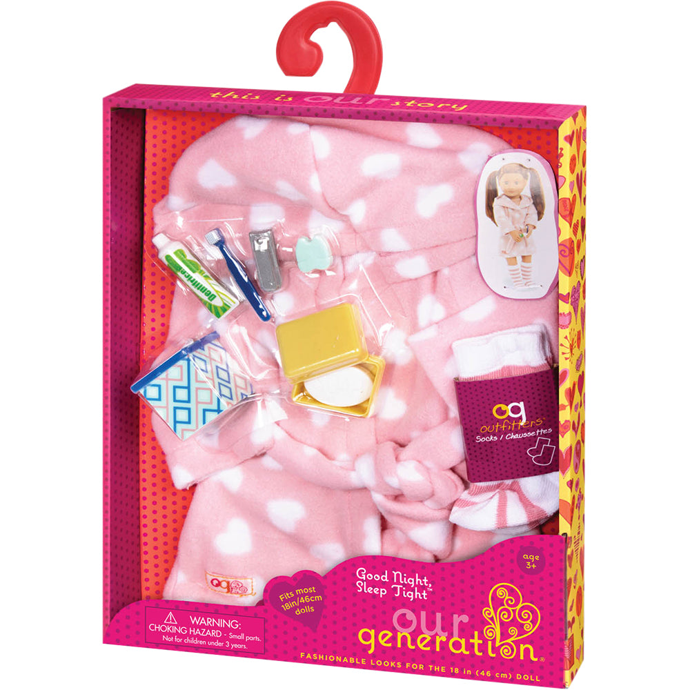 Our Generation Good Night, Sleep Tight Pajama Outfit for 18" Dolls