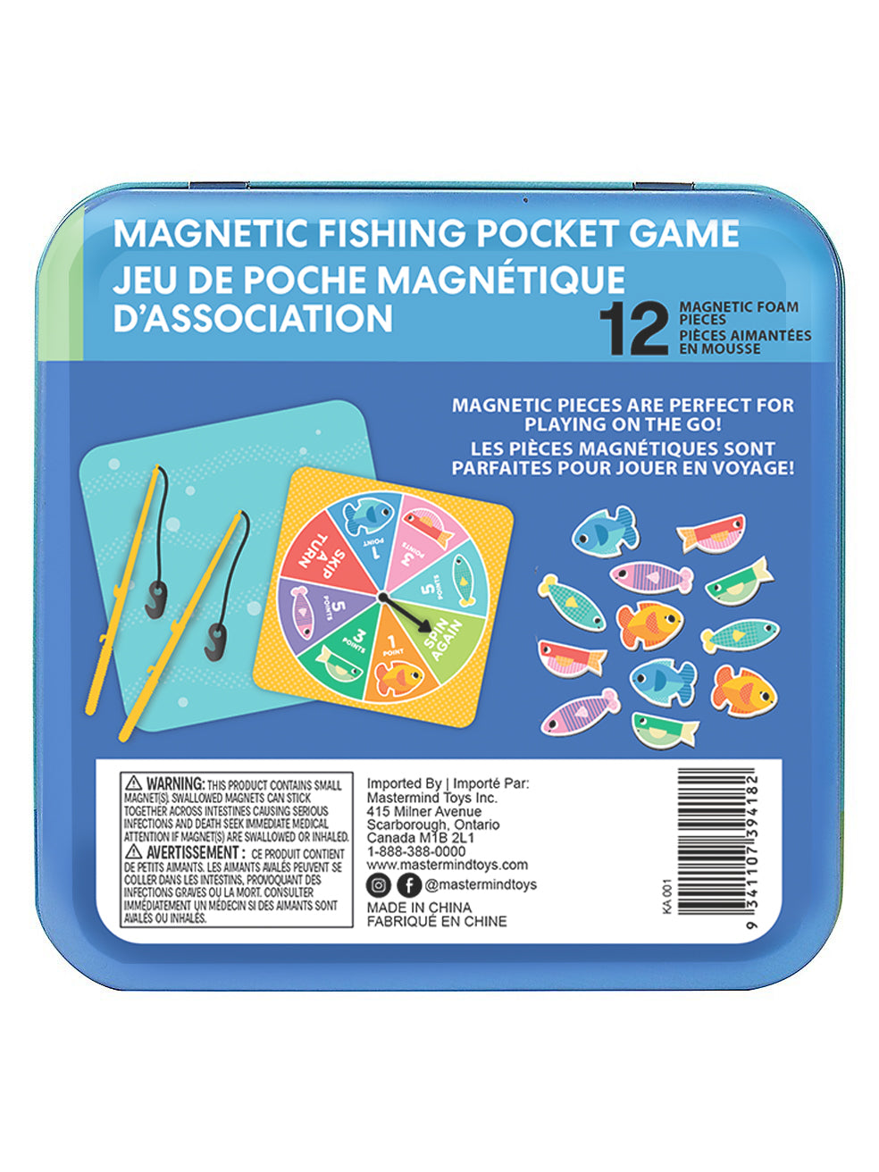 Mastermind Toys Magnetic Foam Fishing Pocket Game
