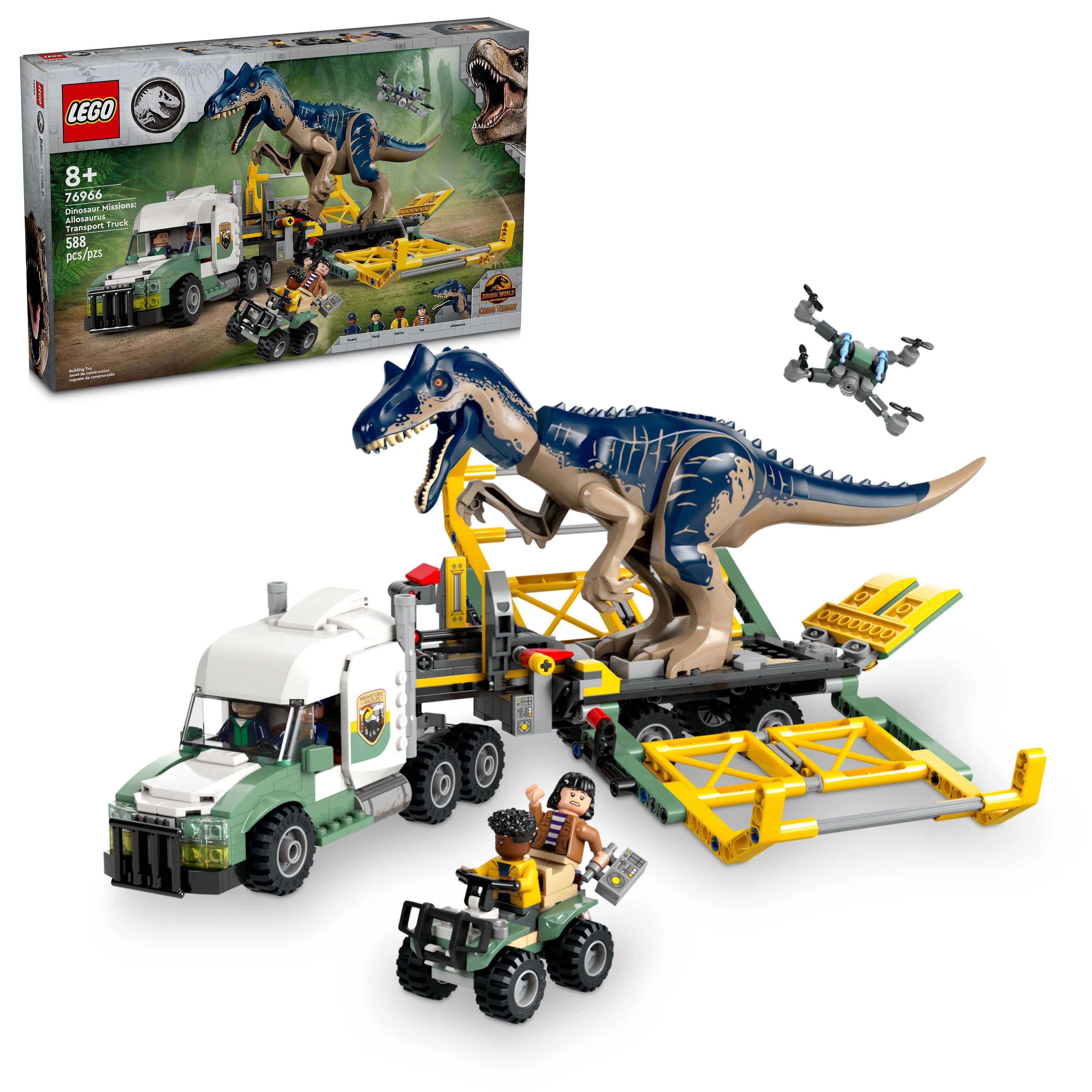 LEGO® Jurassic World Dinosaur Missions: Allosaurus Transport Truck