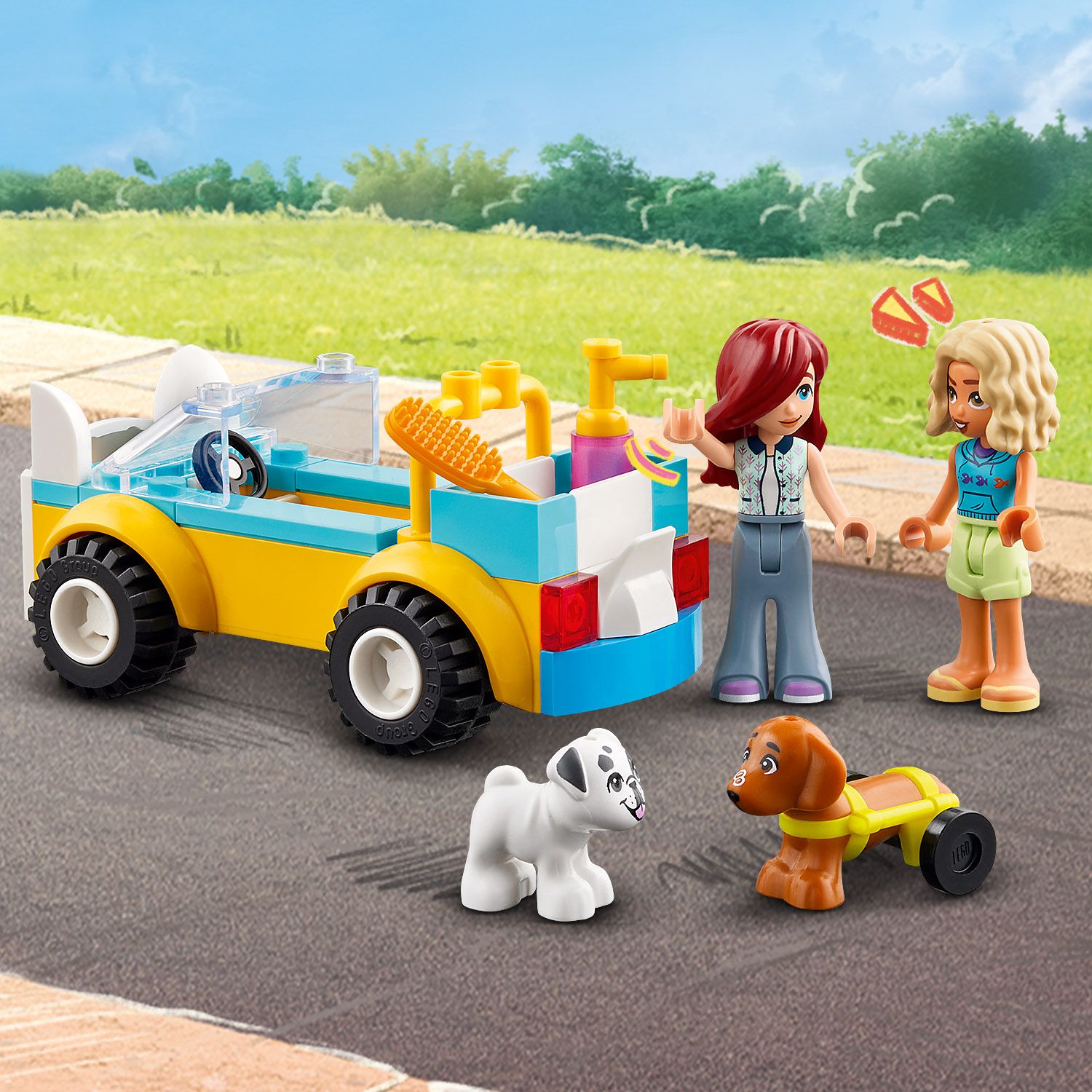 Lego Dog-Grooming Car