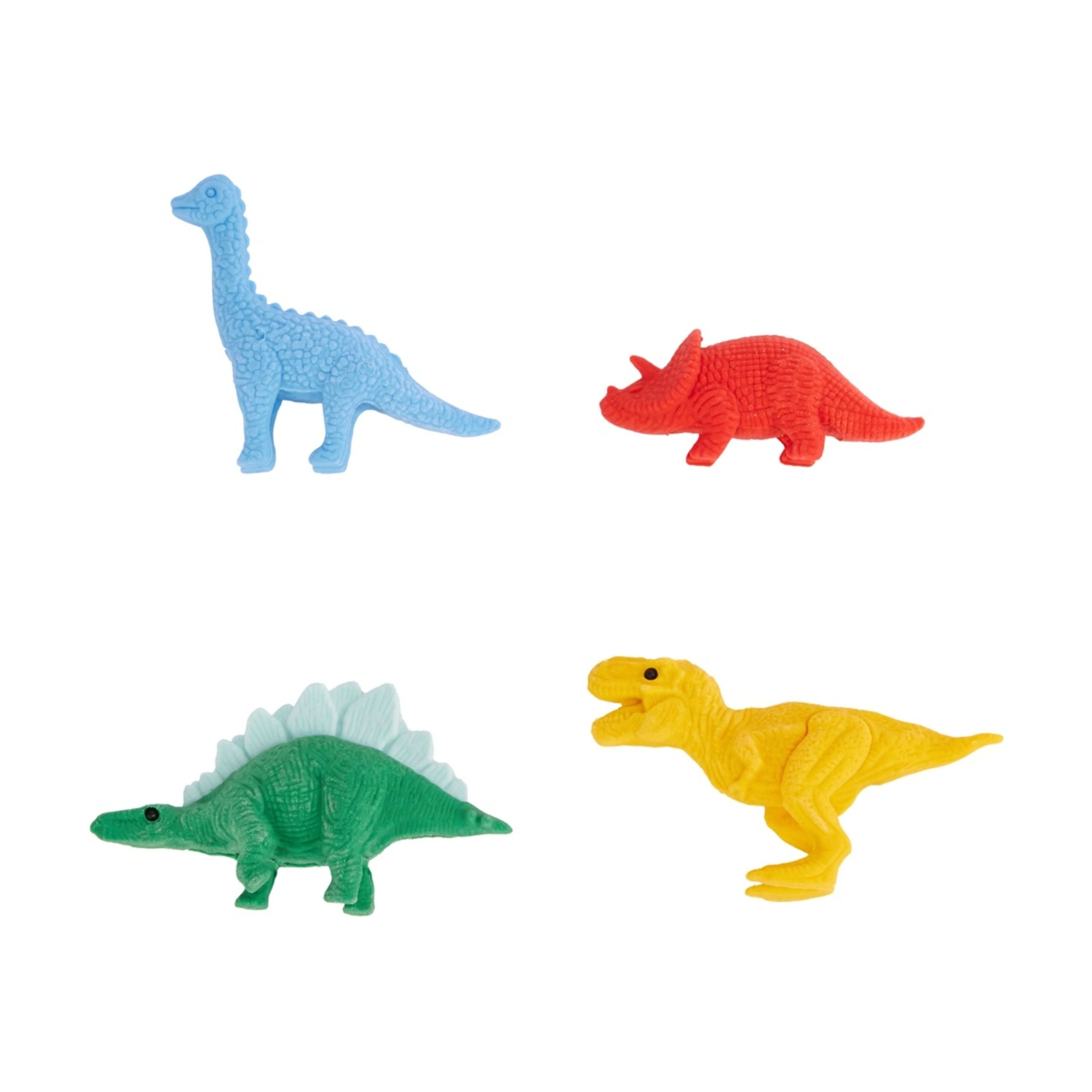 MMT 3D Dinosaur Erasers 5 Piece Set