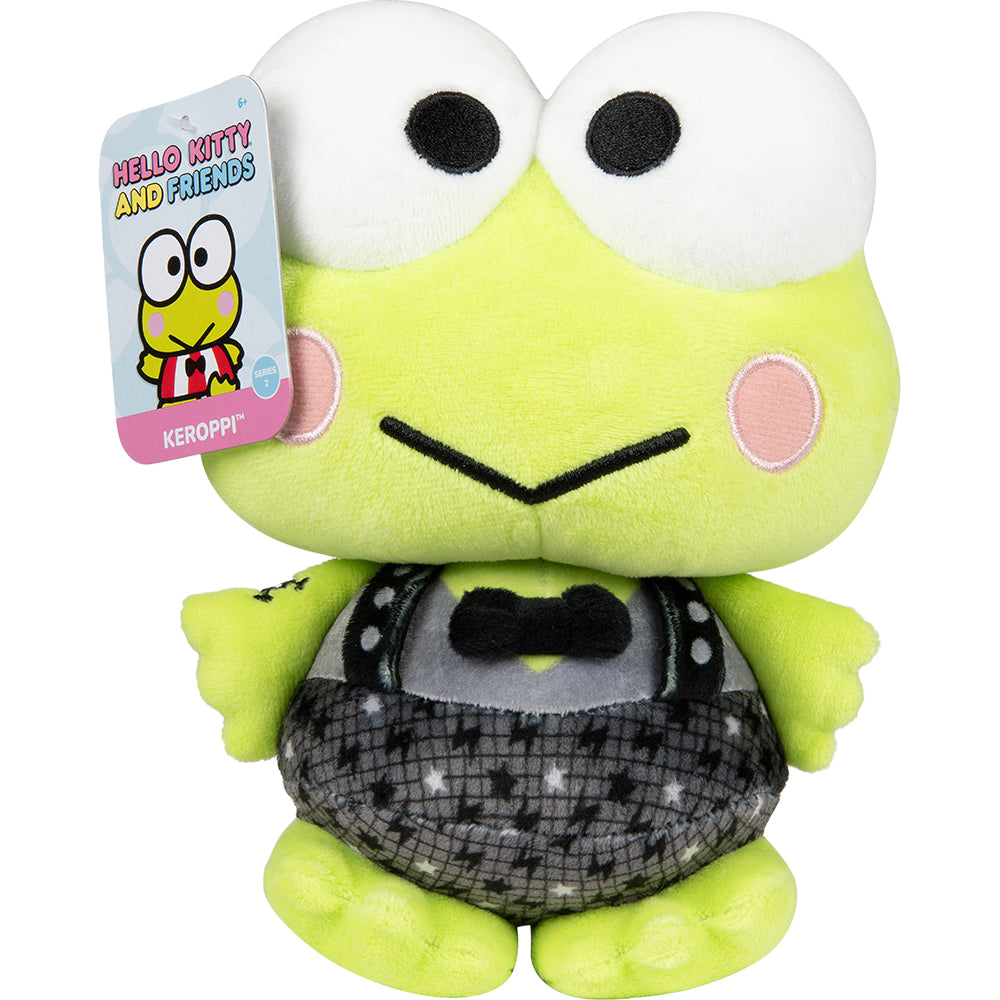 Hello Kitty 8" Plush (Punks) (Keroppi)