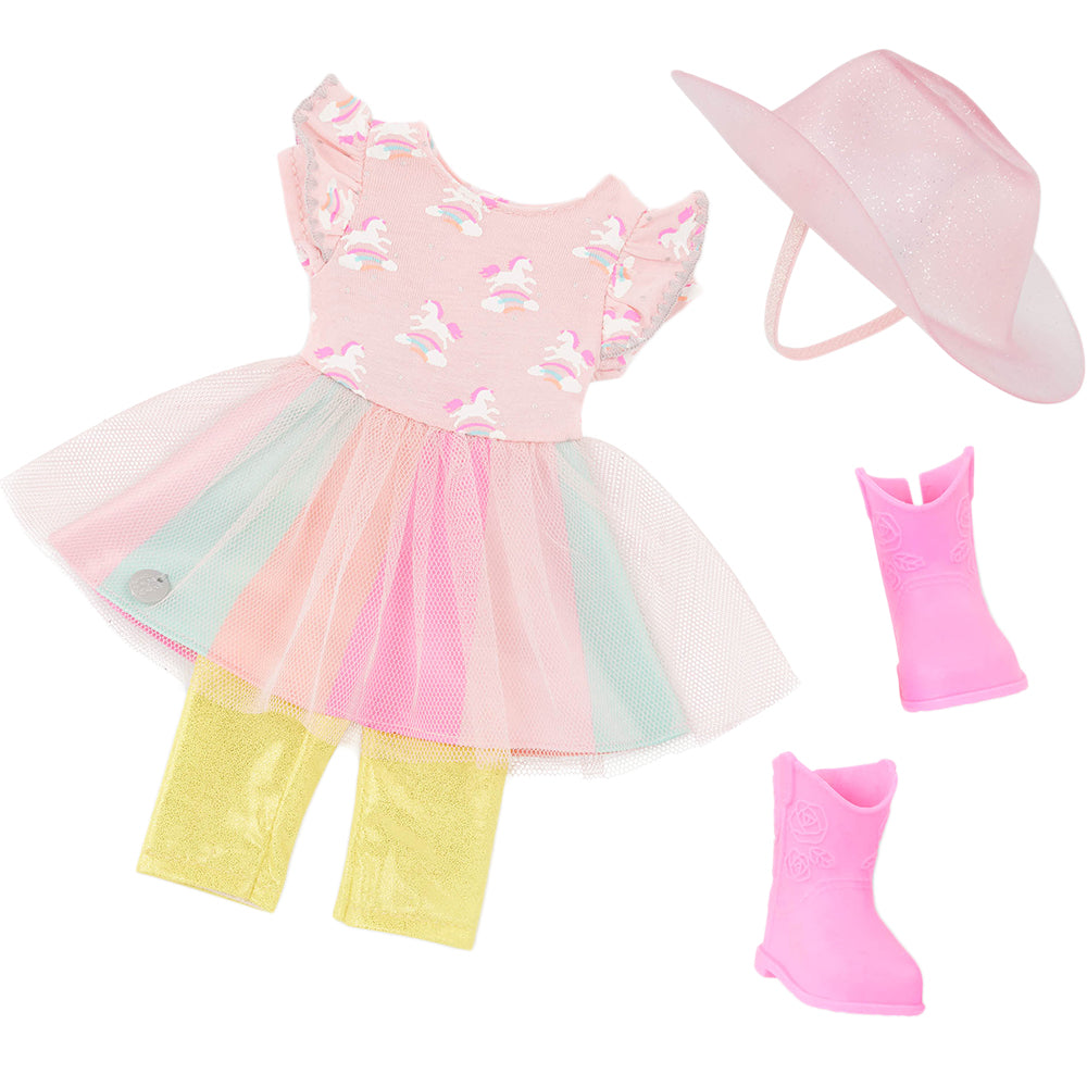 GG Gia 14" Doll with Horse Gypsy