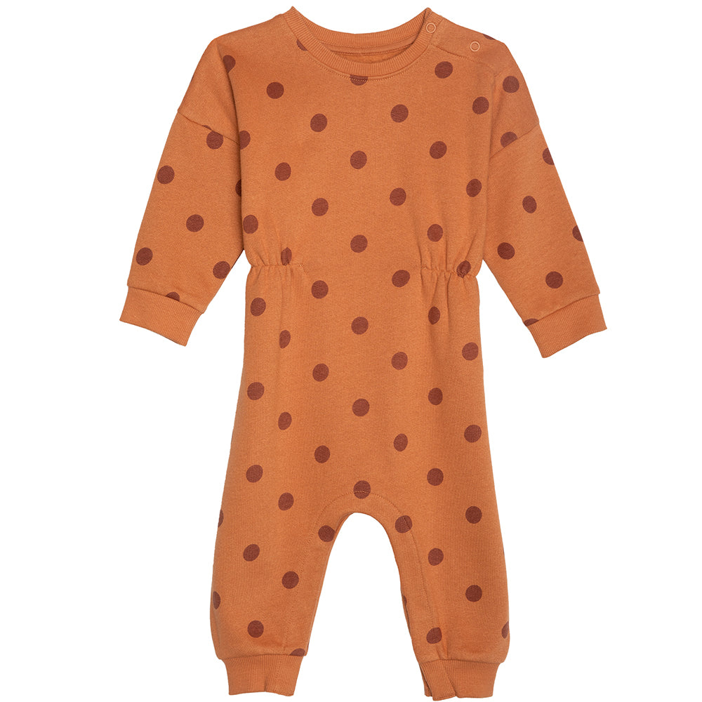 Fleece Romper Hazel Dots 0-3m