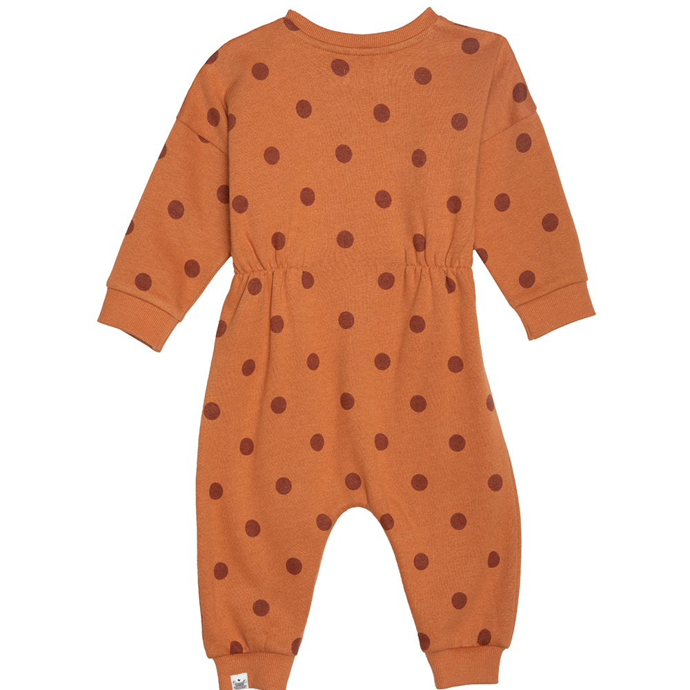 Fleece Romper Hazel Dots 0-3m