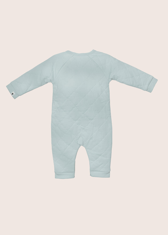 Quilted Wrap Romper Pink 0-3m