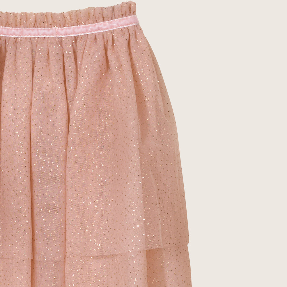 Rise Little Earthling Tulle Cape Pink