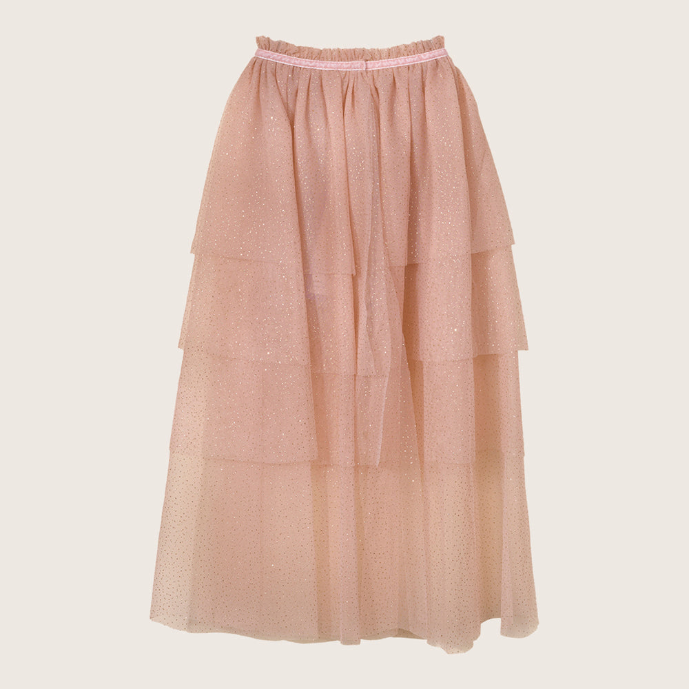 Rise Little Earthling Tulle Cape Pink