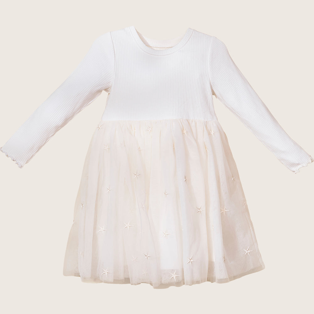 Rise Little Earthling Rib Tutu Dress