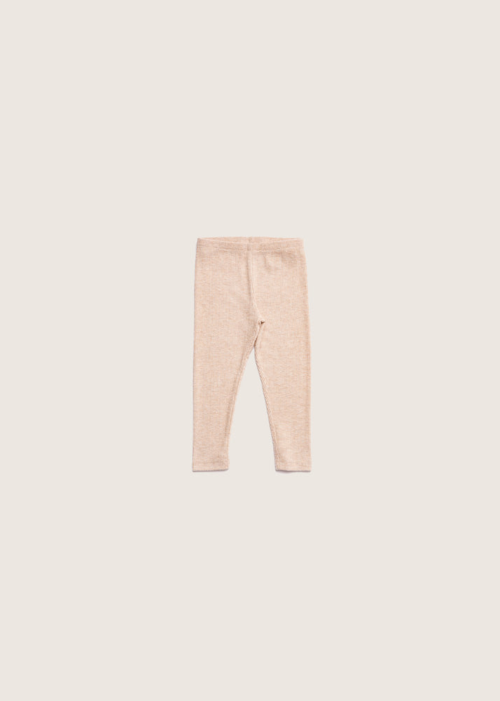 Rise Little Earthling Hacci Legging Oatmeal