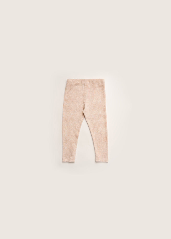 Rise Little Earthling Hacci Legging Oatmeal