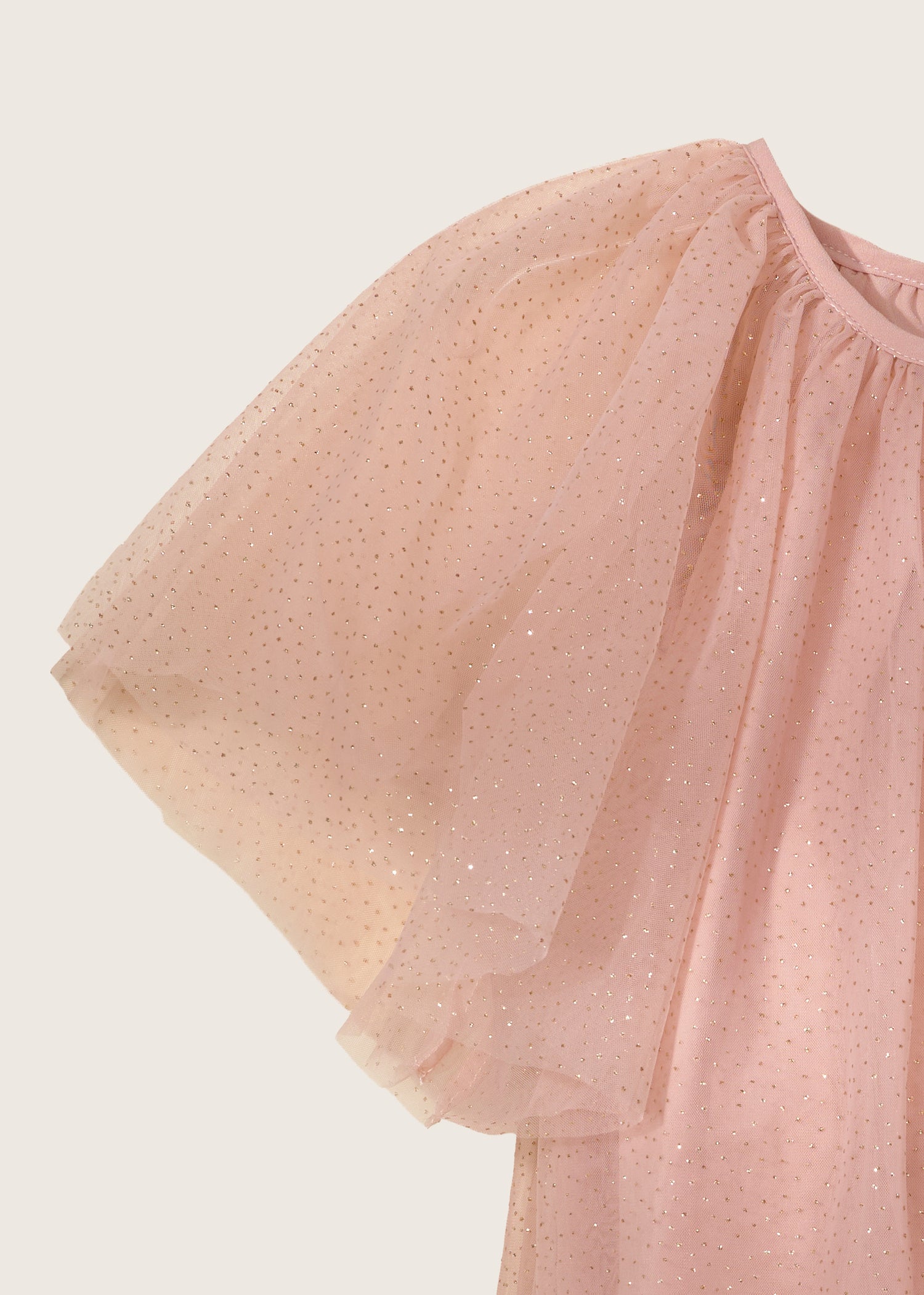 Rise Little Earthling Flutter Tulle Dress Pink