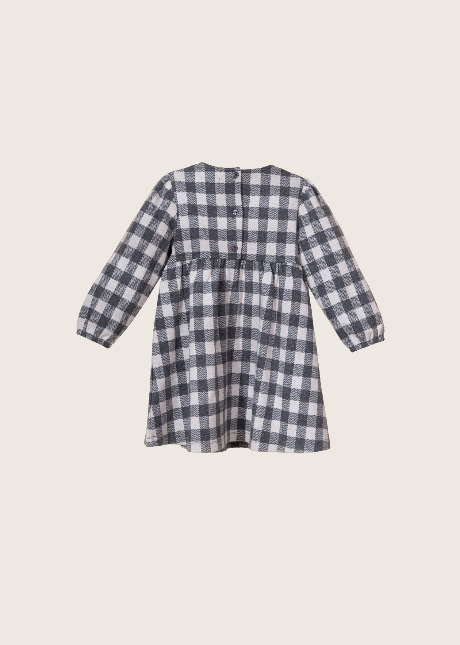 Rise Little Earthling Knit Plaid Dress