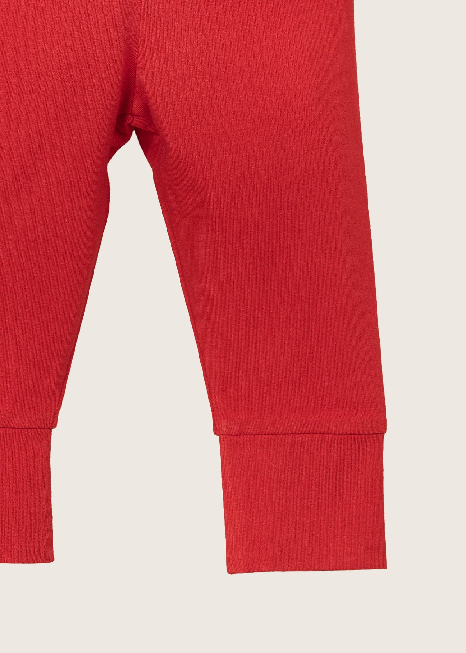 Cuffed Legging Red 0-3m