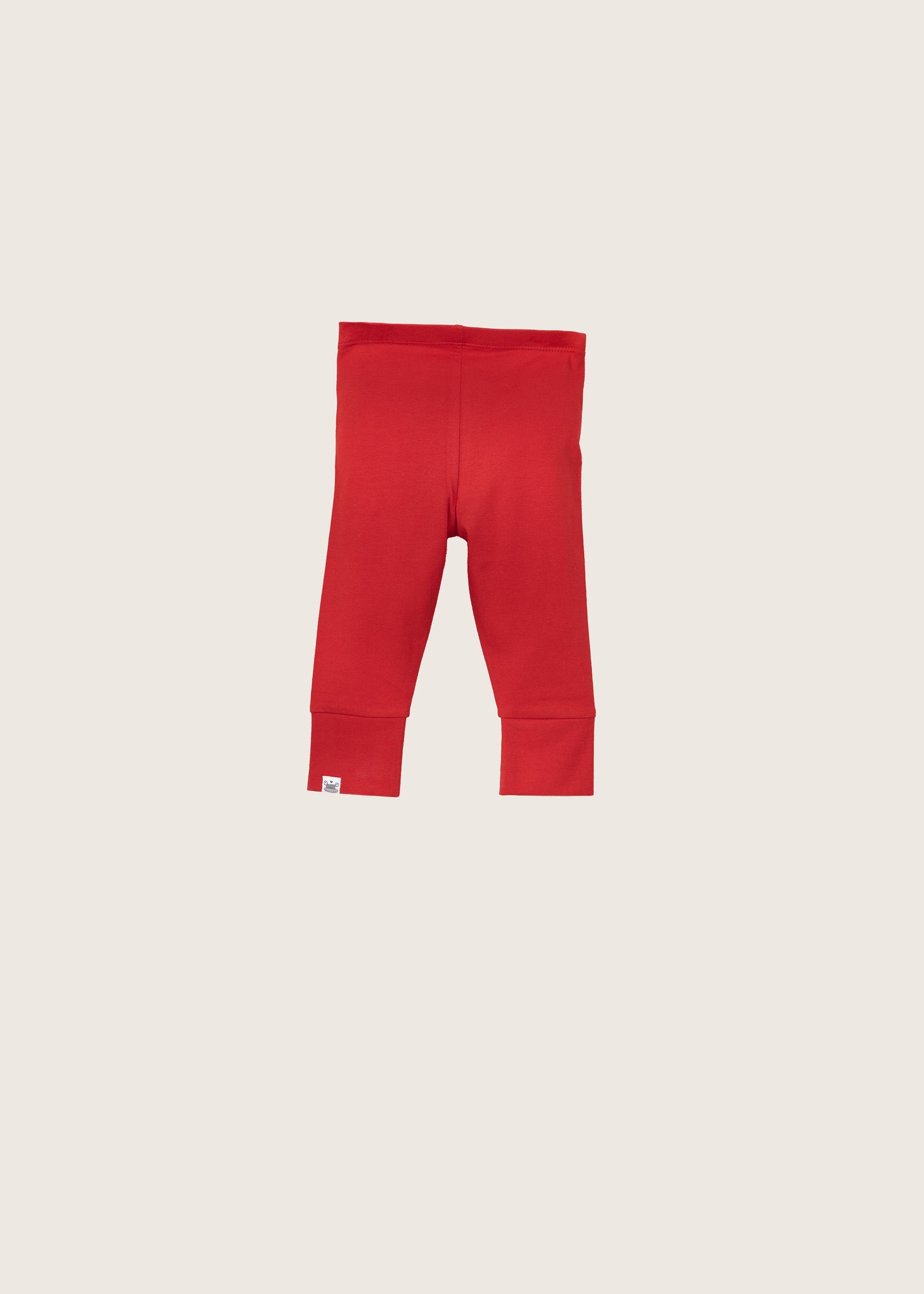 Cuffed Legging Red 0-3m