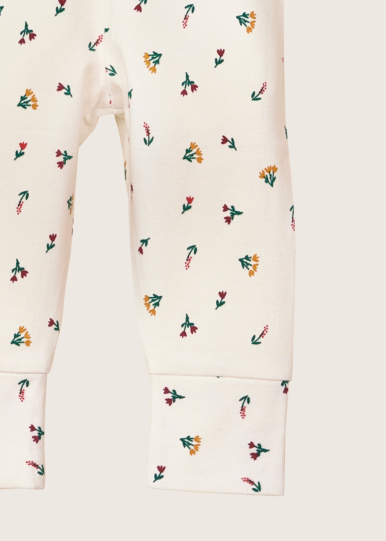 Cuffed Legging Red 0-3m