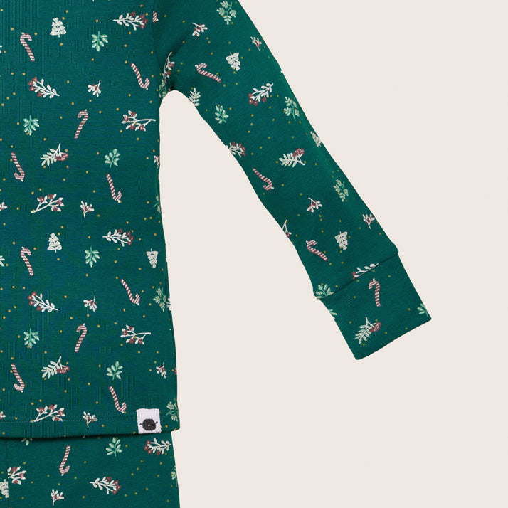 Holiday Sleep Set Grey Xmas Tree 12-18m