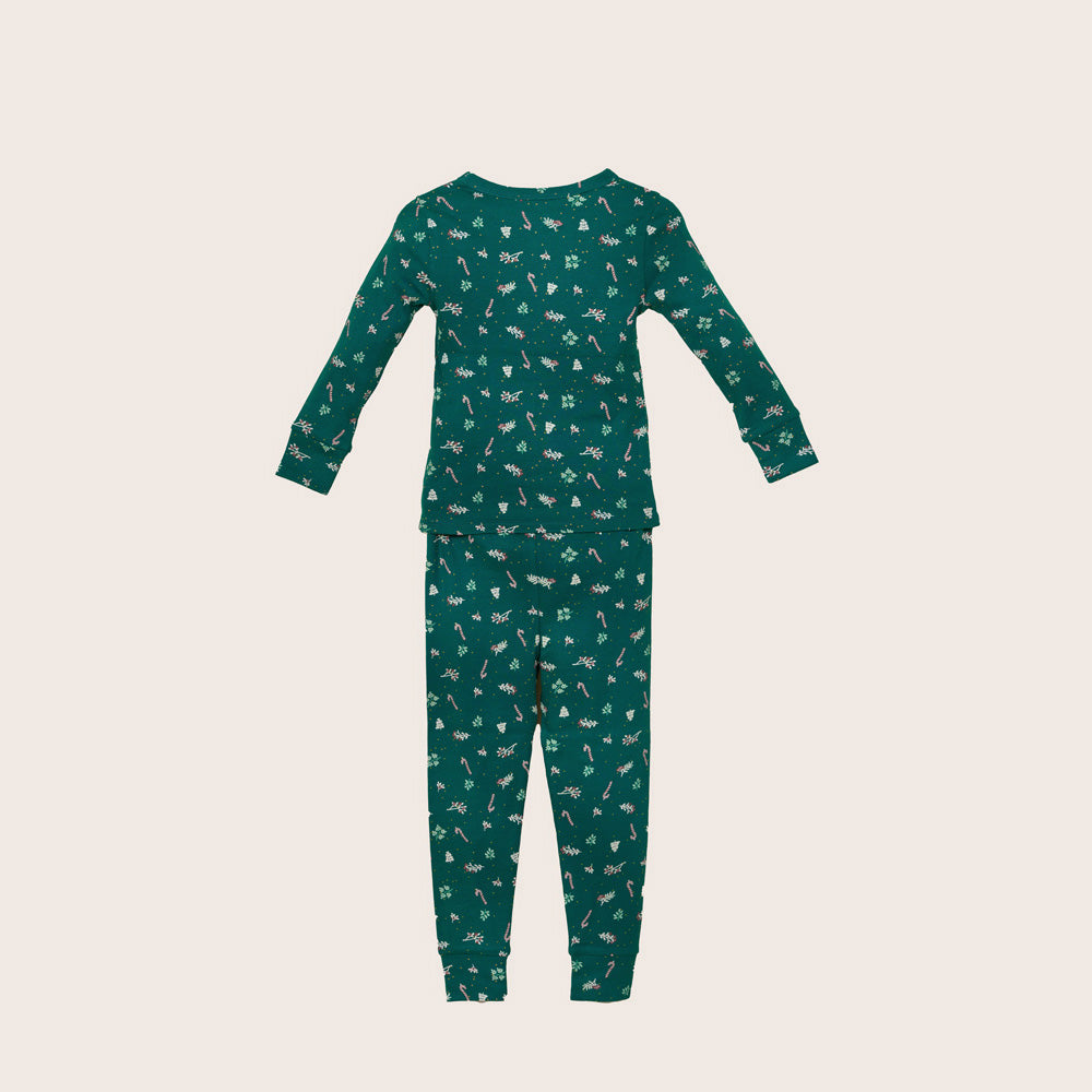 Holiday Sleep Set Grey Xmas Tree 12-18m