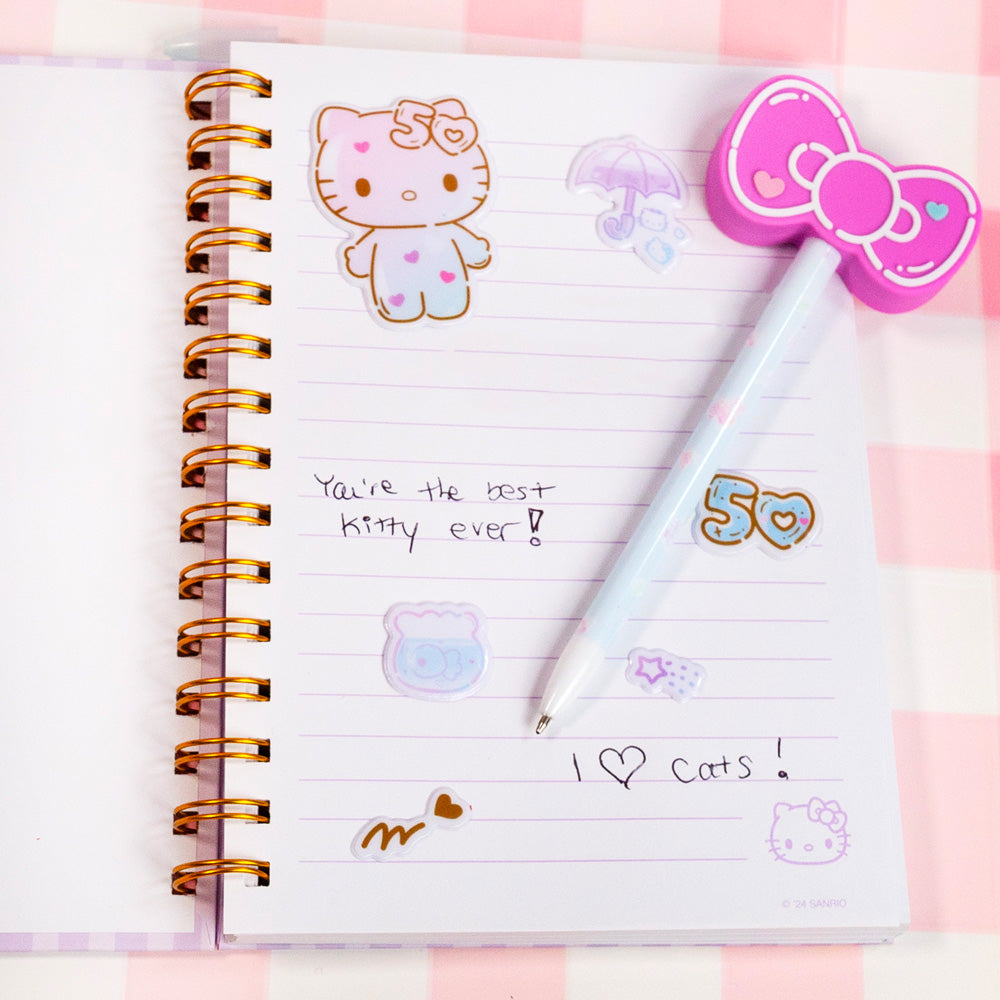 Hello Kitty Kawaii Spiral Journal