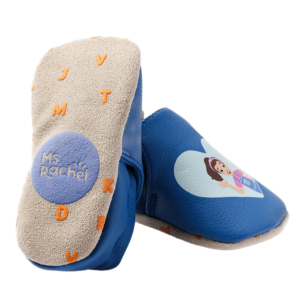 MR Baby Slippers Blue 0-3m