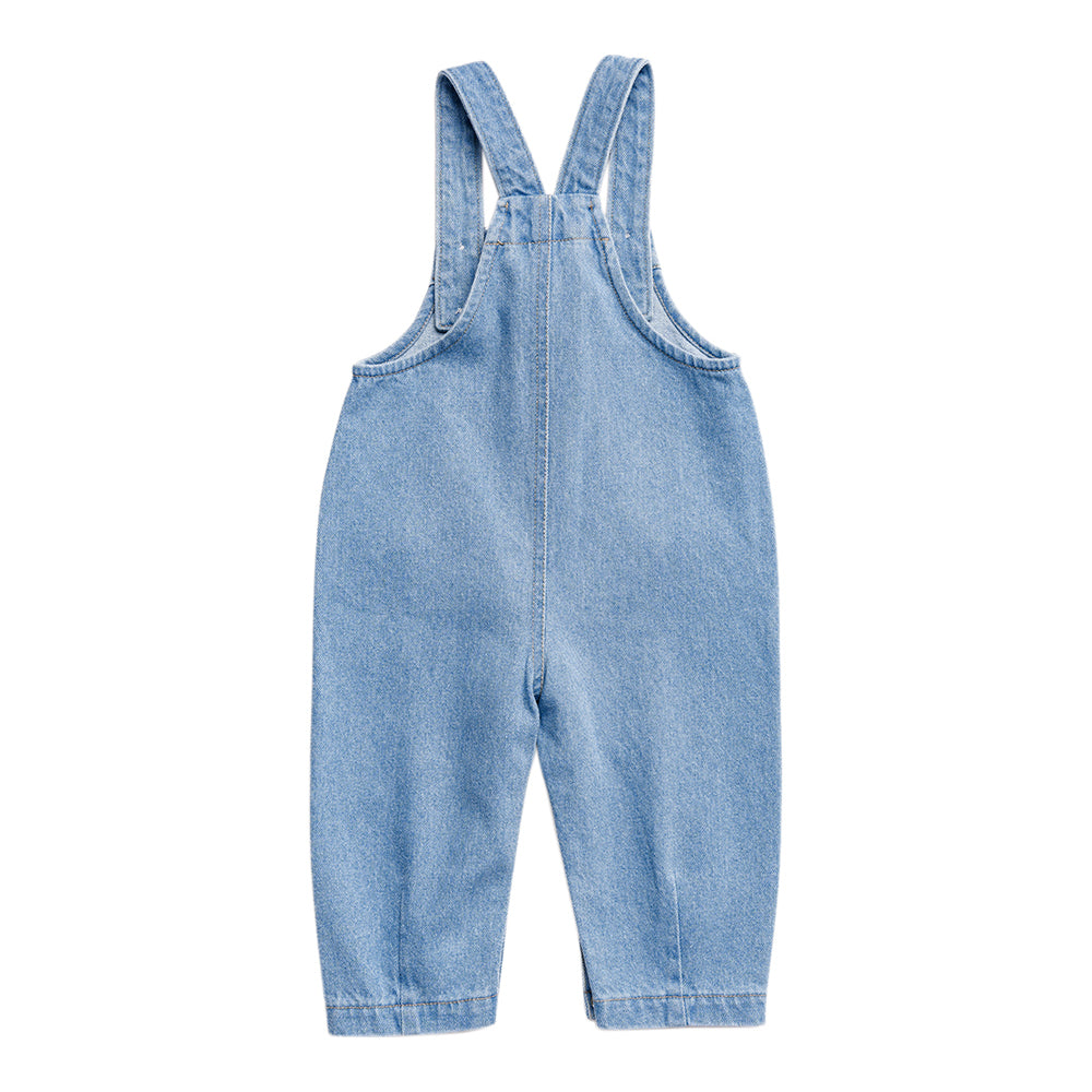 MR Signature Overall Grey Stripe 6-12m