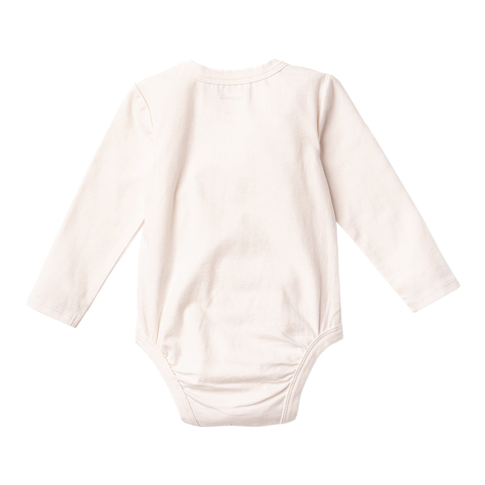 MR LS Bodysuit White/Red 0-3m