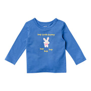 MR LS Tees Dark Blue 6-12m