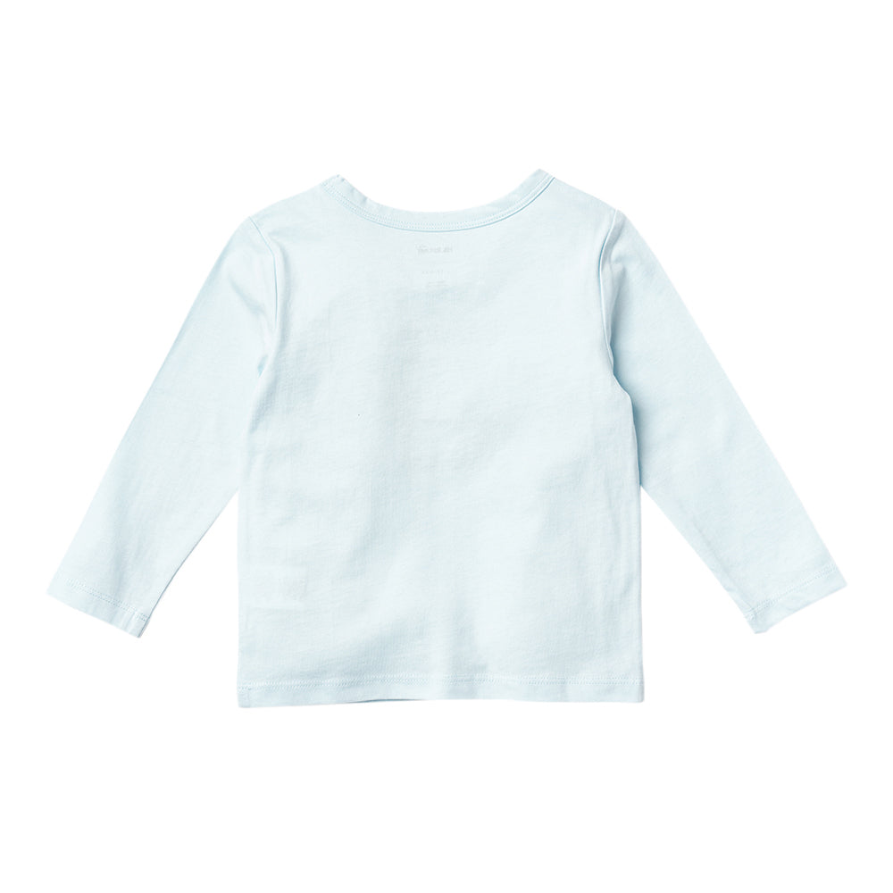 MR LS Tees Dark Blue 6-12m