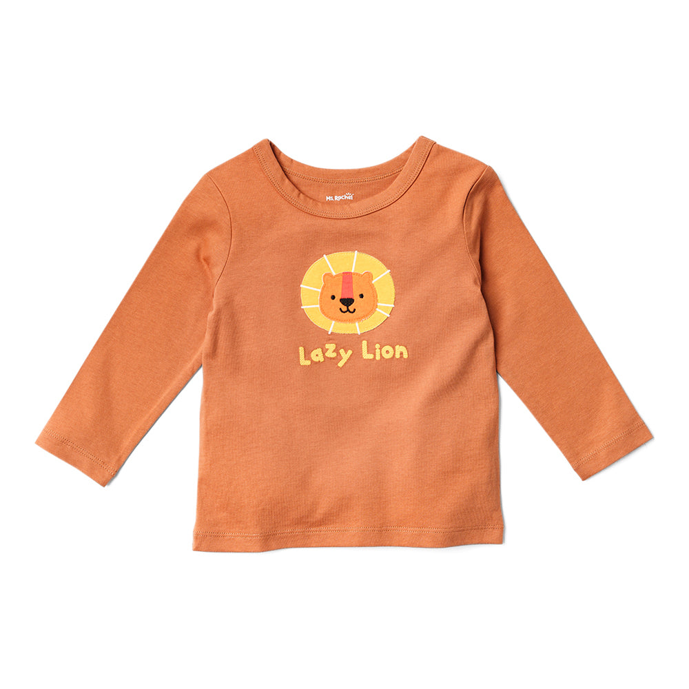 MR LS Tees Dark Blue 6-12m