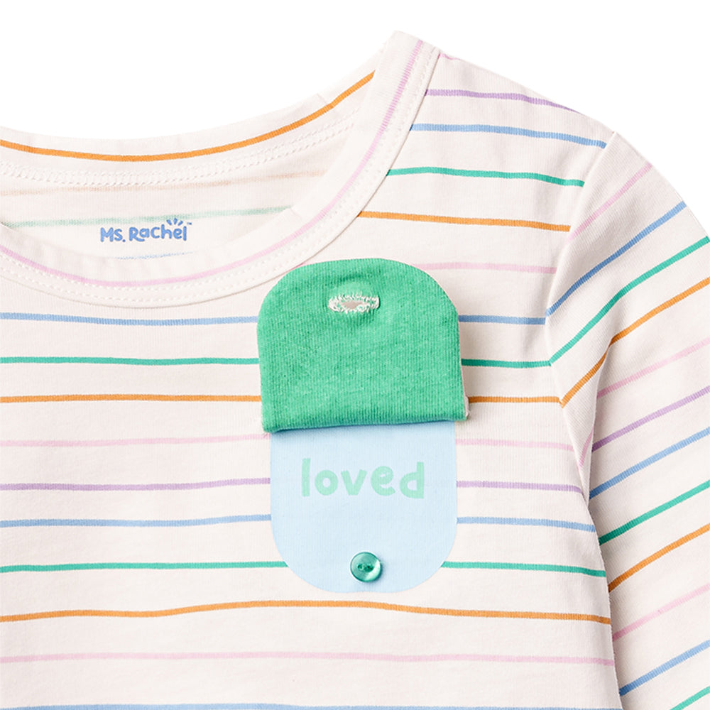 MR LS Tees Dark Blue 6-12m