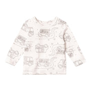 MR Colour Me Tee School Bus 2-3y