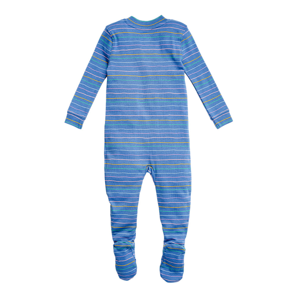 MR Sleeper Blue Stripe 0-3m