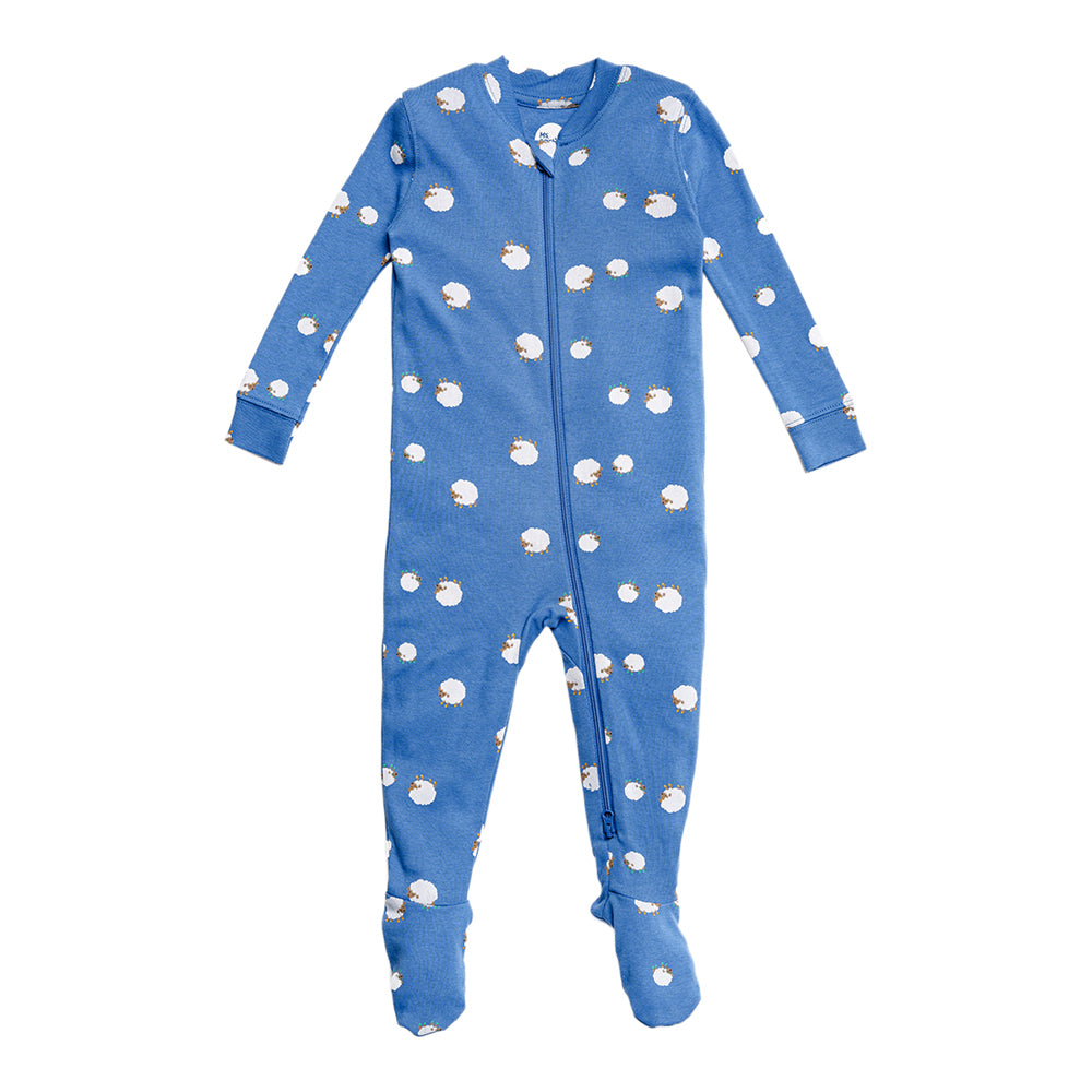 MR Sleeper Blue Stripe 0-3m